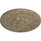 Ekena Millwork Sydney Ceiling Medallion (Fits Canopies up to 5 3/4"), 27 3/4"OD x 2"P, Gobi Desert Crackle CM27SYGDC - alternate 3
